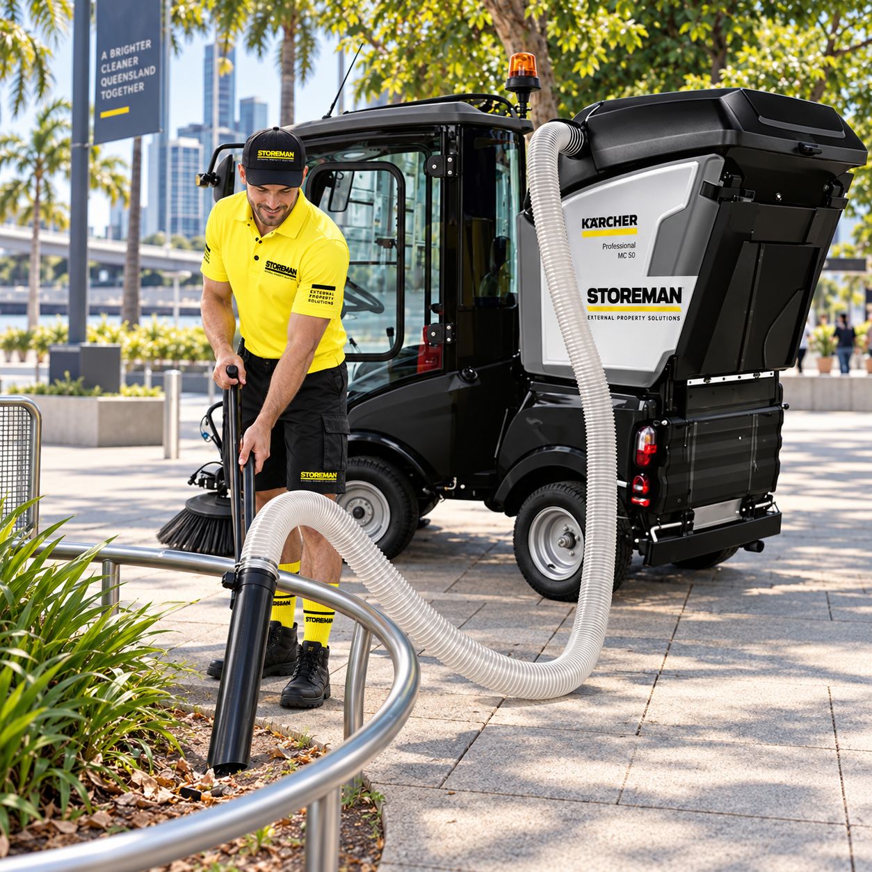 Storeman exterior cleaning